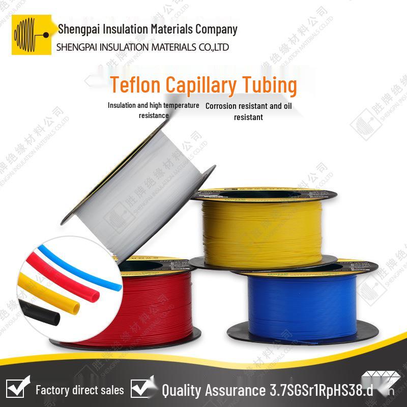 

Colored L-Shaped PTFE Teflon Capillary Tube Insulation 30L (305m/roll) White