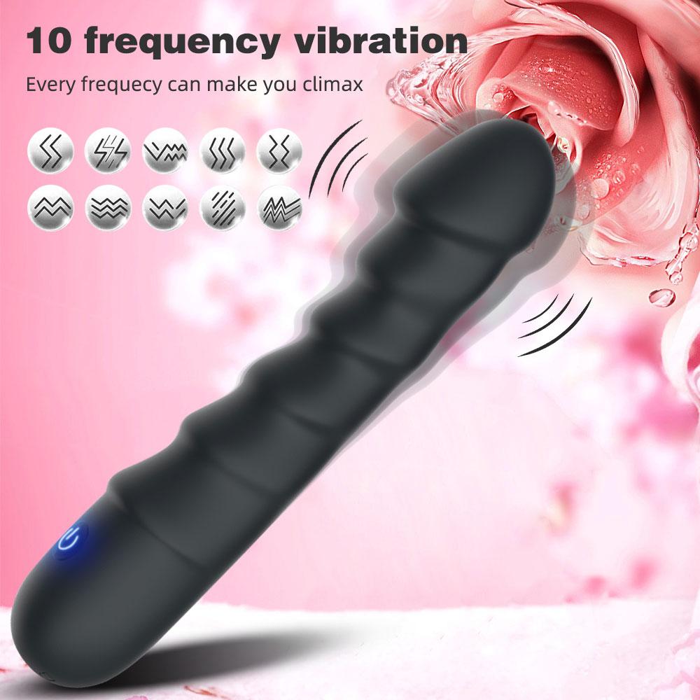 10 Modes Dildo Vibrator Strong Motor G-spot Clitoral Stimulator Vagina Massage Female Masturbator Sex Toys For Women