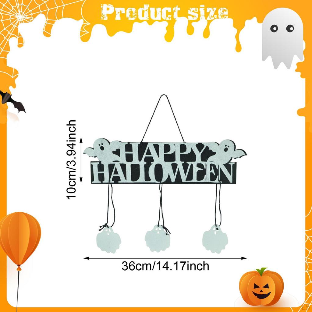 Door Hanger Ornament Halloween Front for Kitchen Garage Office Window