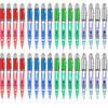 32 Pieces Lighted Tip Pen LED Light Pen Flashlight Writing Ballpoint Pen Bulk Glow In The Dark Pen Colorful Light Up Pens for Night Writing, Back To