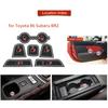 for Toyota GR86 Subaru BRZ 2025 - 2025 Anti-Slip Gate Slot Cup Mat Non-Slip Door Groove Pad Car Interior Accessories
