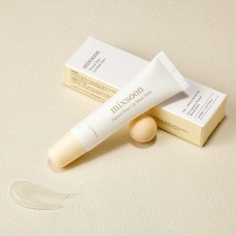 mixsoon Natural Bean Lip Mask Balm 11g – Deep Moisturizing Overnight Lip Care for Dry  Chapped Lips, Nourishing K-Beauty Lip Balm