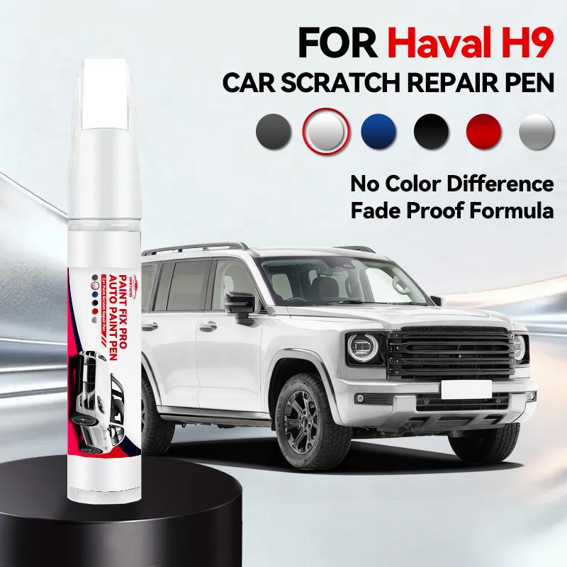 Voertuig voor Exclusief Gebruik Voor HAVAL H9 Autolak Reparatiepen Bijwerken Krasverwijderaar Doe-het-zelf Auto-accessoires Grijs WEY104 Wit 075