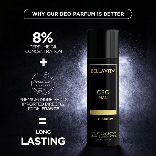 Bella Vita Luxury Ideal Men Combo for Him, Pack Of 2 Premium Long Lasting Woody Fragrance Scent - Ceo Men Edp 100 Ml