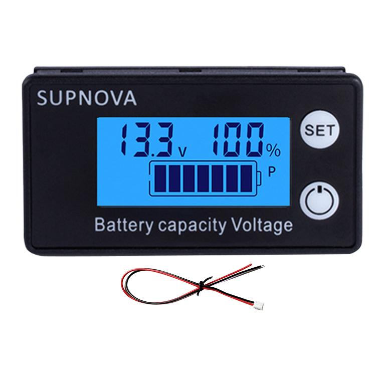 

РК-цифровий лічильник електроенергії DC 8-100 В, відсоток ємності акумулятора, вольтметр, тестер напруги, вимірювальний прилад для автомобіля, мотоцикла