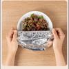 30/50Pcs Aluminum Foil Food Insulation Cover Kitchen Fresh Keeping Dustproof Dish Cover For Bbq Camping Picnic