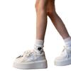 Four-leaf Platform White Shoes Women's 2024 Spring New Versatile Height-increasing Muffin Sports and Leisure Board Shoes Ins Shoes