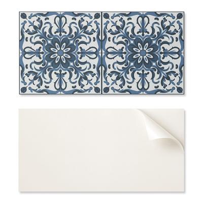 Naklejany Panel Pcv Z Motywem Idealny Do Przedpokoju 100X50 Cm Kwiatowy Wzór Z Ornamentami