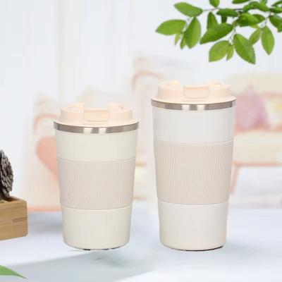 Dubbelväggig Kaffetermos 380ml/510ml Isolerad Kopp Bil Vakuumflaska Varma/Kalla Drycker