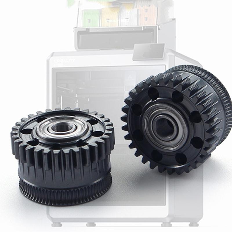 Engrenage d'extrudeur en métal Pour imprimantes 3D K2PLUS Extrudeur Couple élevé 80N(Plus) Accessoires d'entraînement de filaments pour usage industriel
