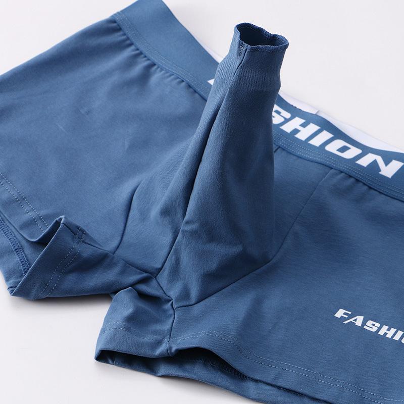 1 szt. Męskie majtki bokserki bawełniane oddychające ze średnim stanem bielizna z wybrzuszeniem szorty Cuecas otwarty nos słonia