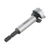 Hexagonal Shank Multi Tooth Flat Drill Bit 26mm-32mm Woodworking Hinge Boring Tool High Carbon Steel Silver