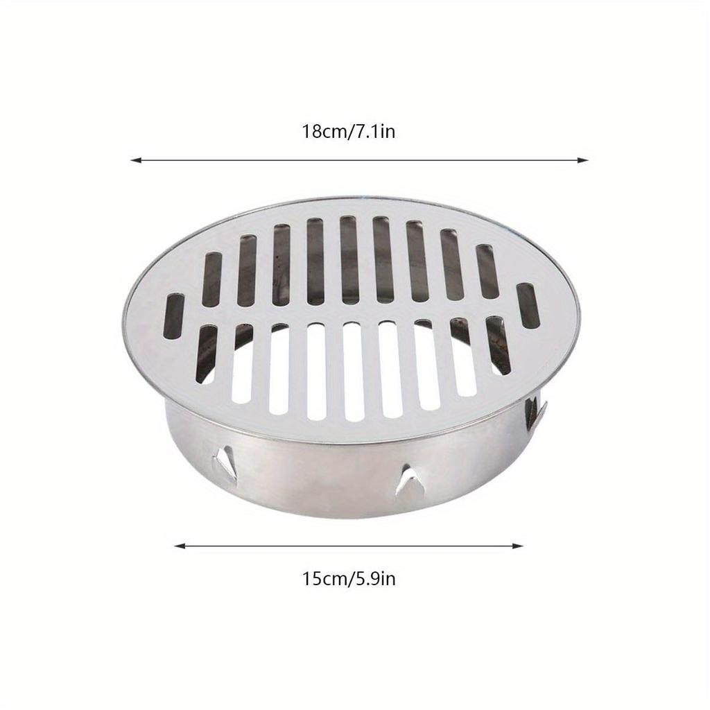 Capac Sifon Pardoseală Anti Înfundare pentru Sarcină Grea Ușor de Instalat Grătar Sifon Duș, Potrivit pentru Baie, Bucătărie, Subsol, Exterior, Sita Chiuvetă Bucătărie