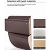 2024 New Seat Car Leather Cup Holder Bag, Adjustable Car Seat Storage Box, Filler Organizer with Cup Holder for Phones Glasses Keys Cards (Driver
