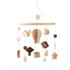 Baby Wooden Crib Mobile Bed Bell Hanging Rattle Toy Newborn Music Box Bed Bell Hanging Toys Holder Bracket Infant Crib Baby Gift