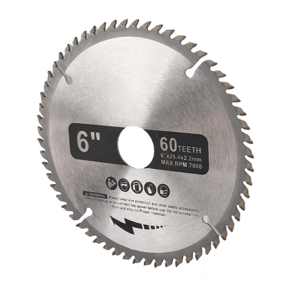 60 Teeth / 60-Tooth Circular Saw Blade 25.4mm Arbor Carbide Saw Blade Cutting Disc  Plastic Cutting