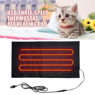Winter Smart Heating Pad USB Rechargeable Three-speed Adjustable Temperature Waterproof and Cleanable for Pet Warmth Daily Use