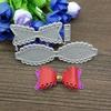 1 Set Cutting Dies Bowknot Design Reusable Carbon Steel DIY Card Decoration Stencil Mold for Album