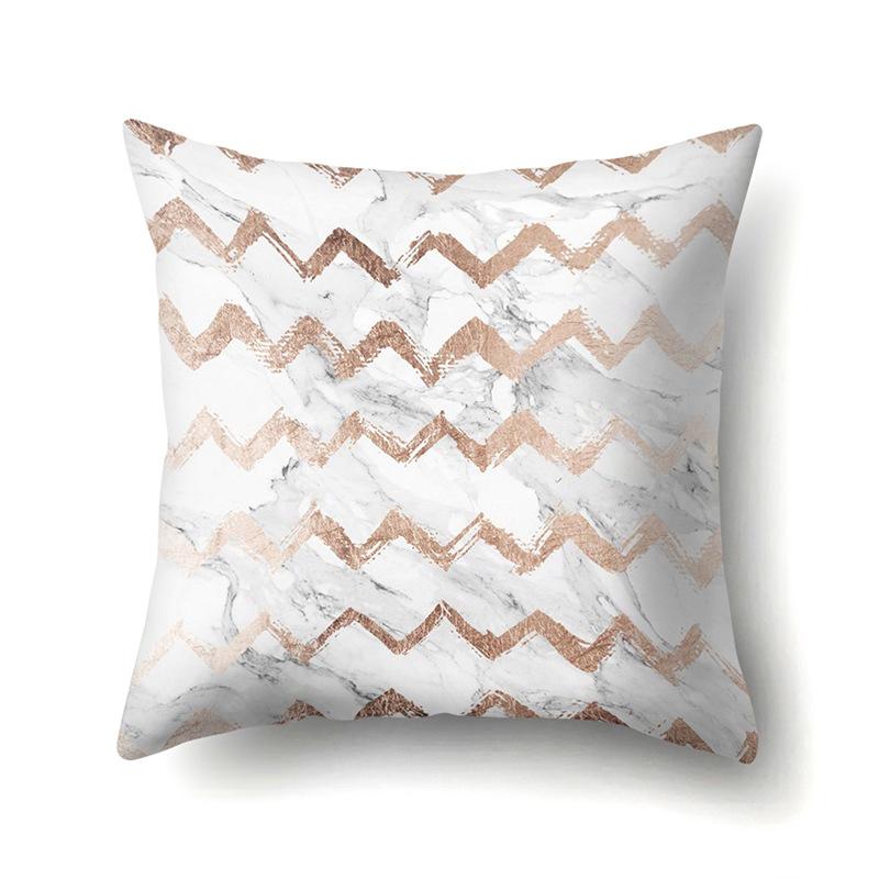 Polyester Pillow Case Automobile Decoration Home Print Pillow Case Automobile Sofa Waist Cushion Cover