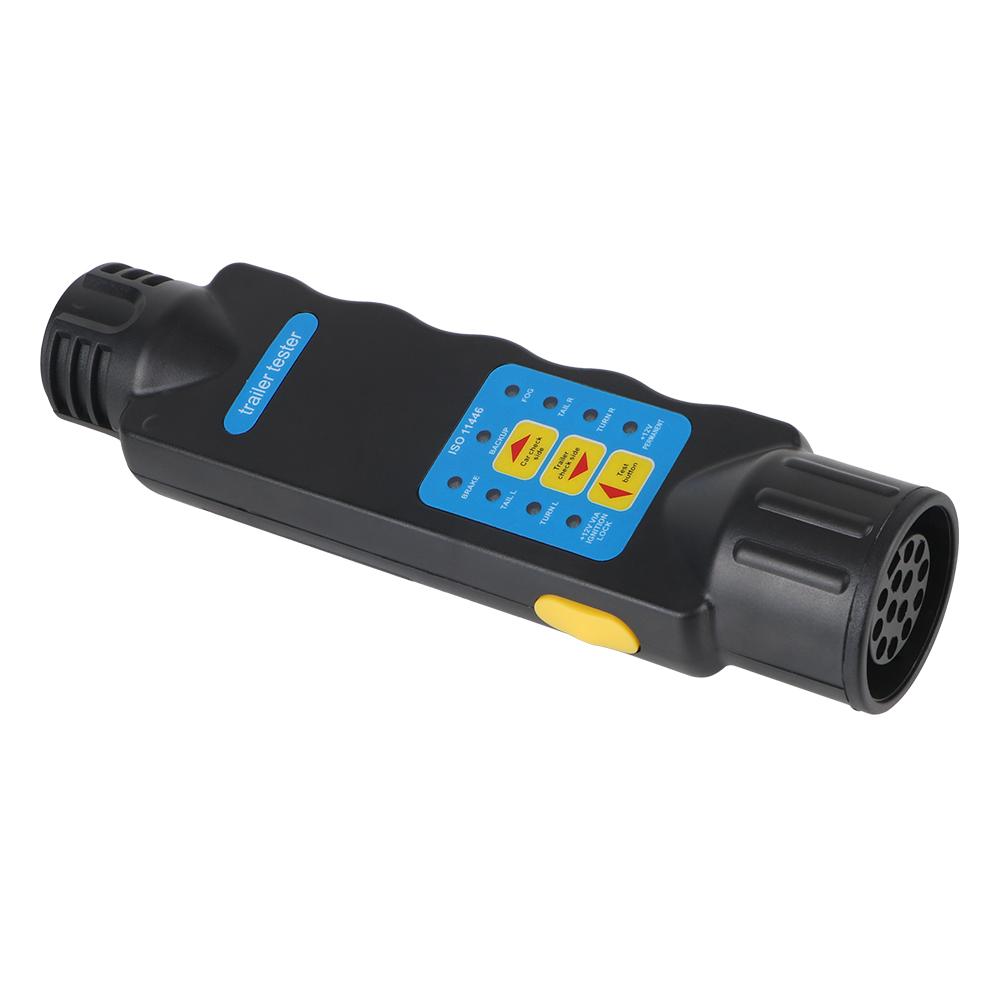 Wiring Circuit Light Test 13 Pin Car Truck Caravan Accessories Universal Trailer Plug Socket Tester Diagnostic Tools 12V
