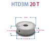 HTD3M triger kayışı kasnak kitleri 60 diş 20 diş genişlik 10mm 1:3 redüksiyon oranlı senkron kayış opsiyonel kitler kombinasyonu HTD3M 60T 20T