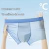 SNOWFLYING Men's Ice Silk Seamless Boxer Briefs
