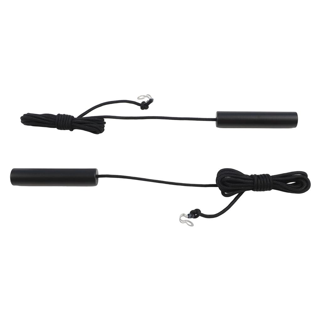 Zinc Alloy Bathroom Light Pull Cord Handle with 150cm Extension 2 Pack