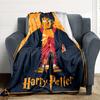 1pc Harry Potter Flannel Throw Blanket - HD Printed Lightweight Soft Warm All-Season Blanket for Sofa, Bed, Travel, Camping 098