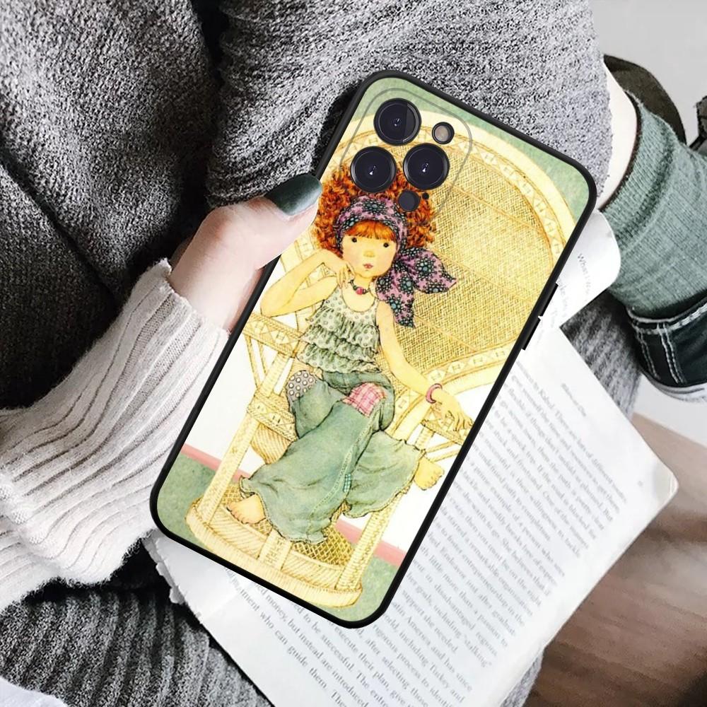 Sarah Kay Girls Phone Case For IPhone 16 15 8 7 6 6S Plus X SE XR XS 14 11 12 13 Mini Pro Max Mobile Case