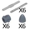 MOC Compatible Military Character Building Blocks Accessories Missile Models Fighter Jet Assembly Children's Toy Mini Brick Gift