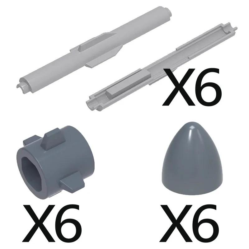 MOC Compatible Military Character Building Blocks Accessories Missile Models Fighter Jet Assembly Children's Toy Mini Brick Gift