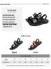 2026 Men's Genuine Leather Dual-Use Sandals - Non-Slip, Thick Sole, Soft & Versatile Beach Slides