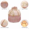 Bell Shape Scallop Lamp Shade Lampshade Handmade with Tassels Beads for Office Table Hotel Home