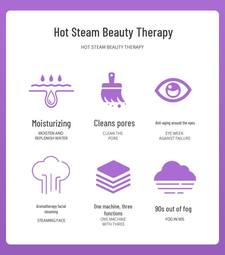 Aromatherapy Facial & Eye Steamer: Hydrating Steam Spray Device