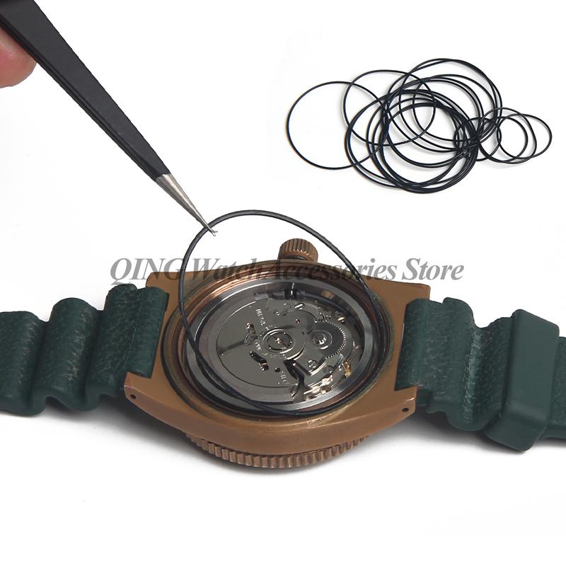 Grasso per Guarnizioni Orologi Strumento di Riparazione 0,5 mm 0,6 mm 0,7 mm 0,8 mm Guarnizione O-Ring Sigillante Impermeabile Professionale per Guarnizioni Orologi Orologiaio