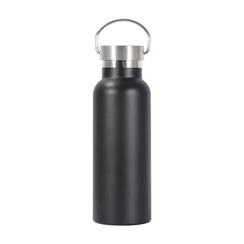 Custom Logo Powder Coated 304/201 Stainless Steel Narrow Mouth Leak-Proof BPA Free 6-12 Hours Thermal Insulation Vacuum Flask