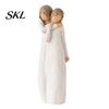 Personalized Sister Group Gift Four Women Friendship Figurine Decor, Sisterhood Statue for Friends, Sisters Hand-Carved Figurines and Moms,