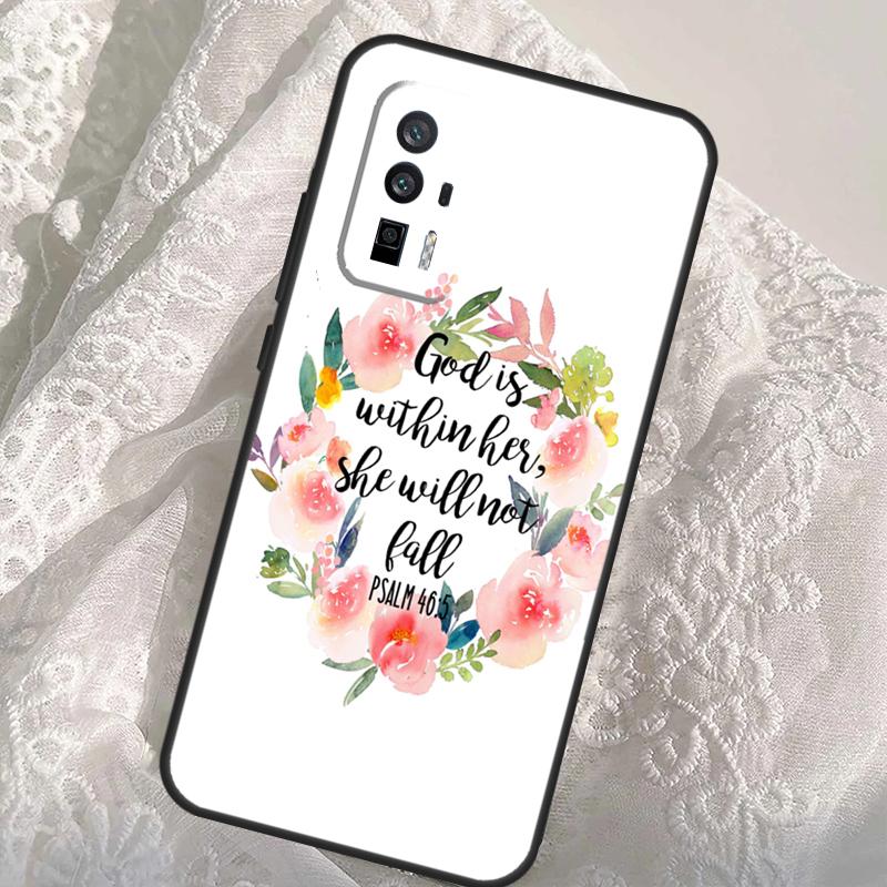 Bible Philippians Jesus Christ Verse Case For Xiaomi 14T 11T 12T 13T Pro 13 14 Ultra POCO X6 Pro M6 X3 X5 M5s F3 F5 F6 Cover