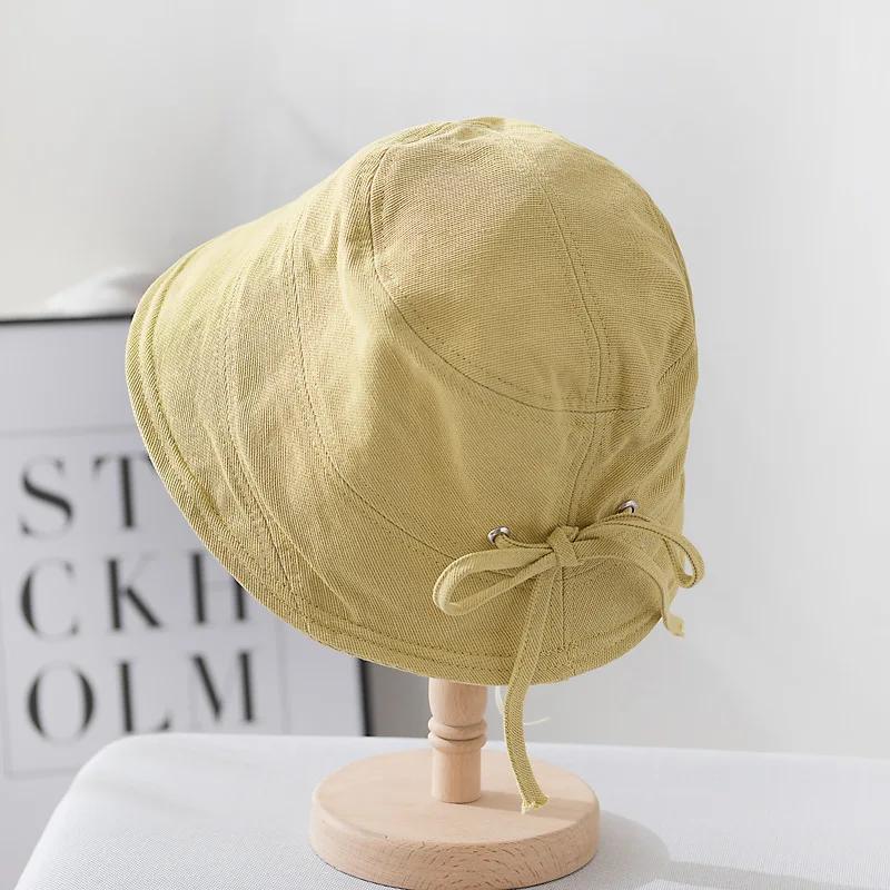 2023 New Fisherman Hat Female Summer Korean Version Aging Natural Yan Artifact Versatile Sunshade Thin Sunscreen Hat
