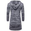 Men's Hooded Cardigan: Spring/Autumn Knit Sweater Jacket Y913