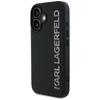 Hülle Karl Lagerfeld Hc 3D Gummi         Verlängert Glitzer Für iPhone 16 Schwarz