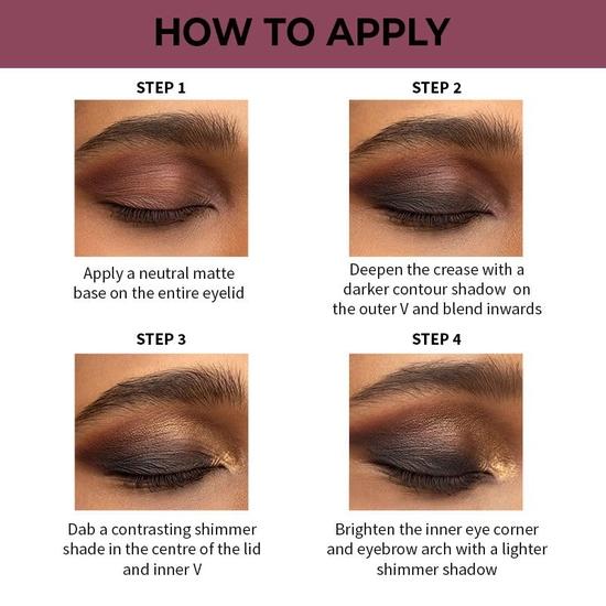 Nykaa Cosmetics Eyes On Me! 4 In 1 Quad Eyeshadow Palette - Wine & Dine