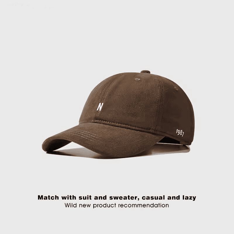 

Casual Korean Style Baseball Cap Big Head Circumference Men s and Women s Minimalist Easiest for Match Peaked Cap Wide Brim Makes Face Look Smaller Coffee N1987 Baseball Cap All yards