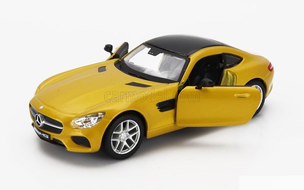 BURAGO Mercedes-Benz Miniature Car 1/32 BENZ AMG GT (C190) 2016 (Yellow)