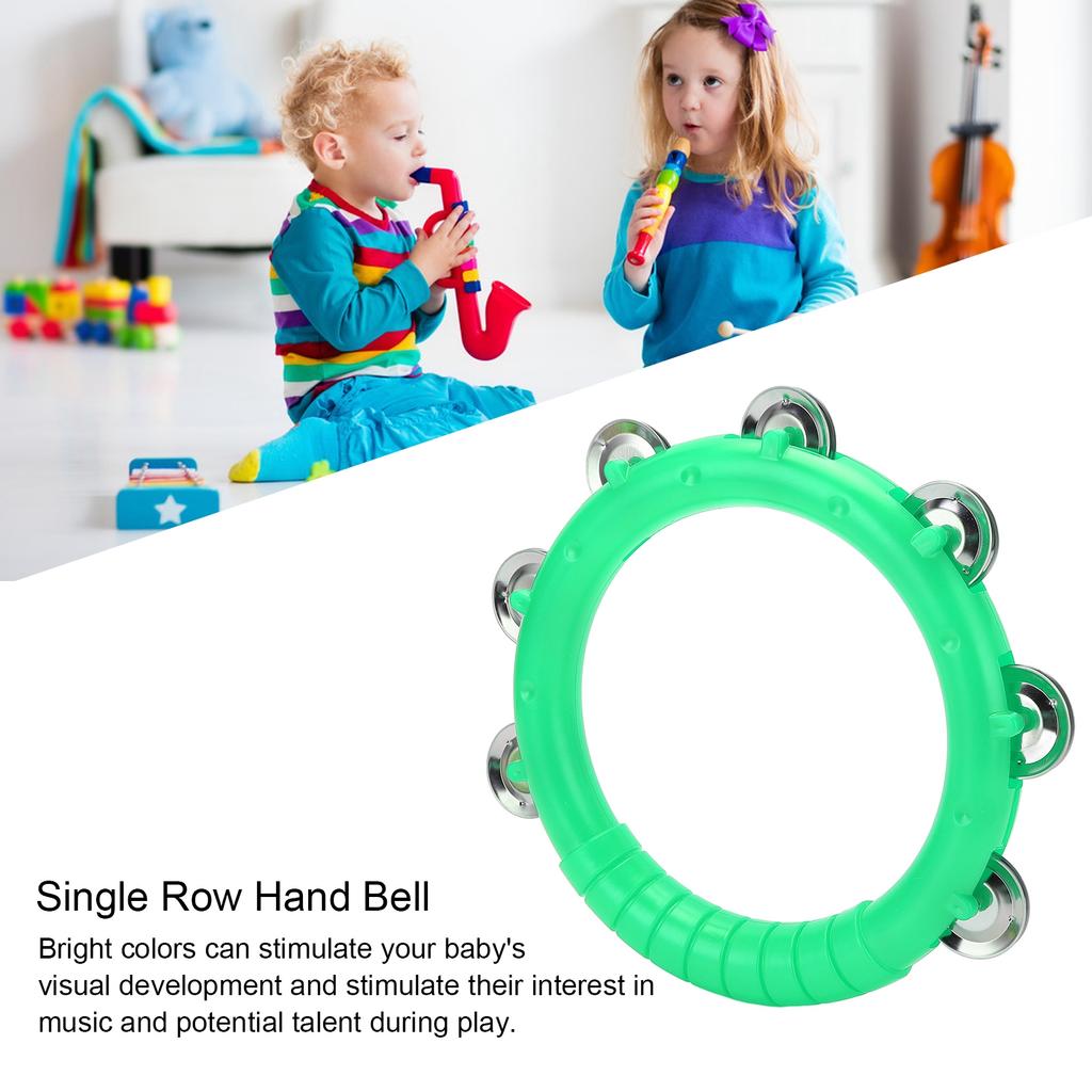 Single Row Hand       Rattles Hand  s Musical Instrument for Children