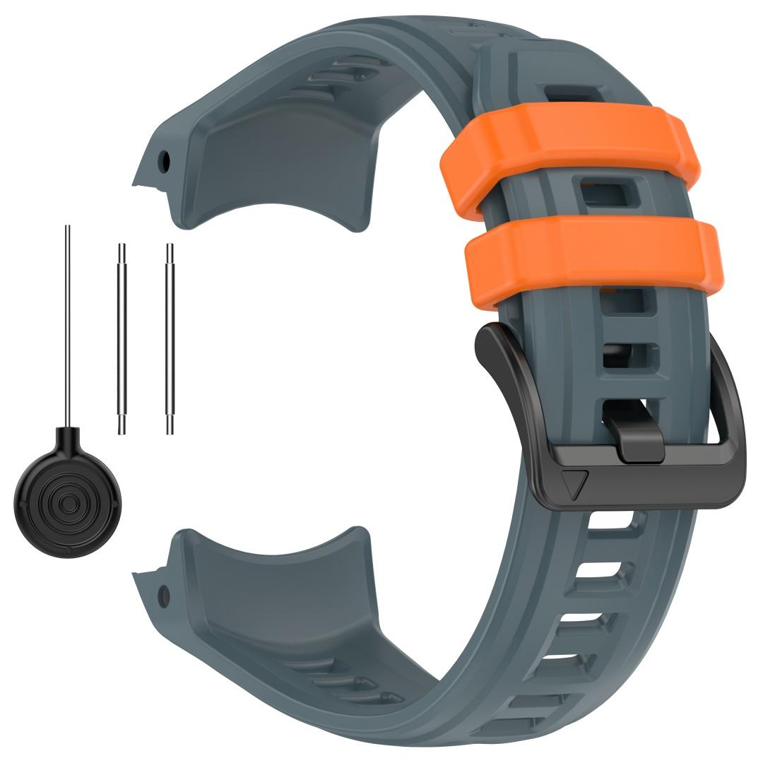 

Сменный ремешок для часов Garmin Instinct 3 45 мм 50 мм силиконовый ремешок для часов спортивный браслет ремешок для Garmin Instinct3 For Instinct 3 45mm синий/оранжевый