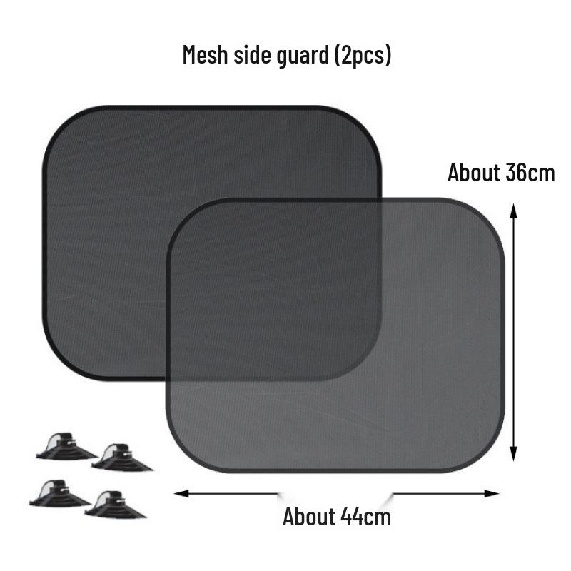 Car Front & Rear Windshield Sunshade Curtains - Heat Insulation Film for Sun Protection