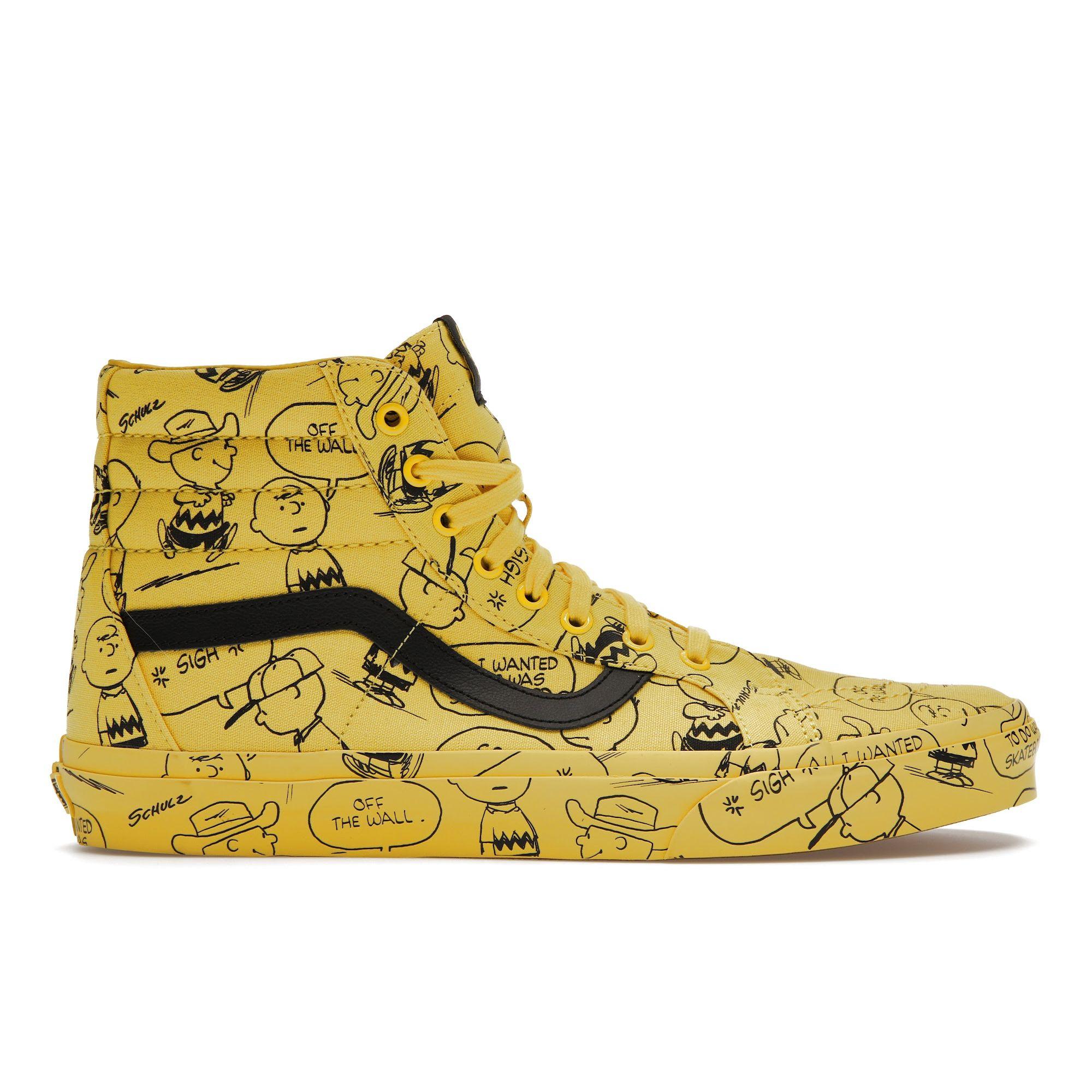 

Кроссовки унисекс Vans Peanuts x Sk8-Hi Charlie Brown Maize Желтые VN0A2XSBQX4