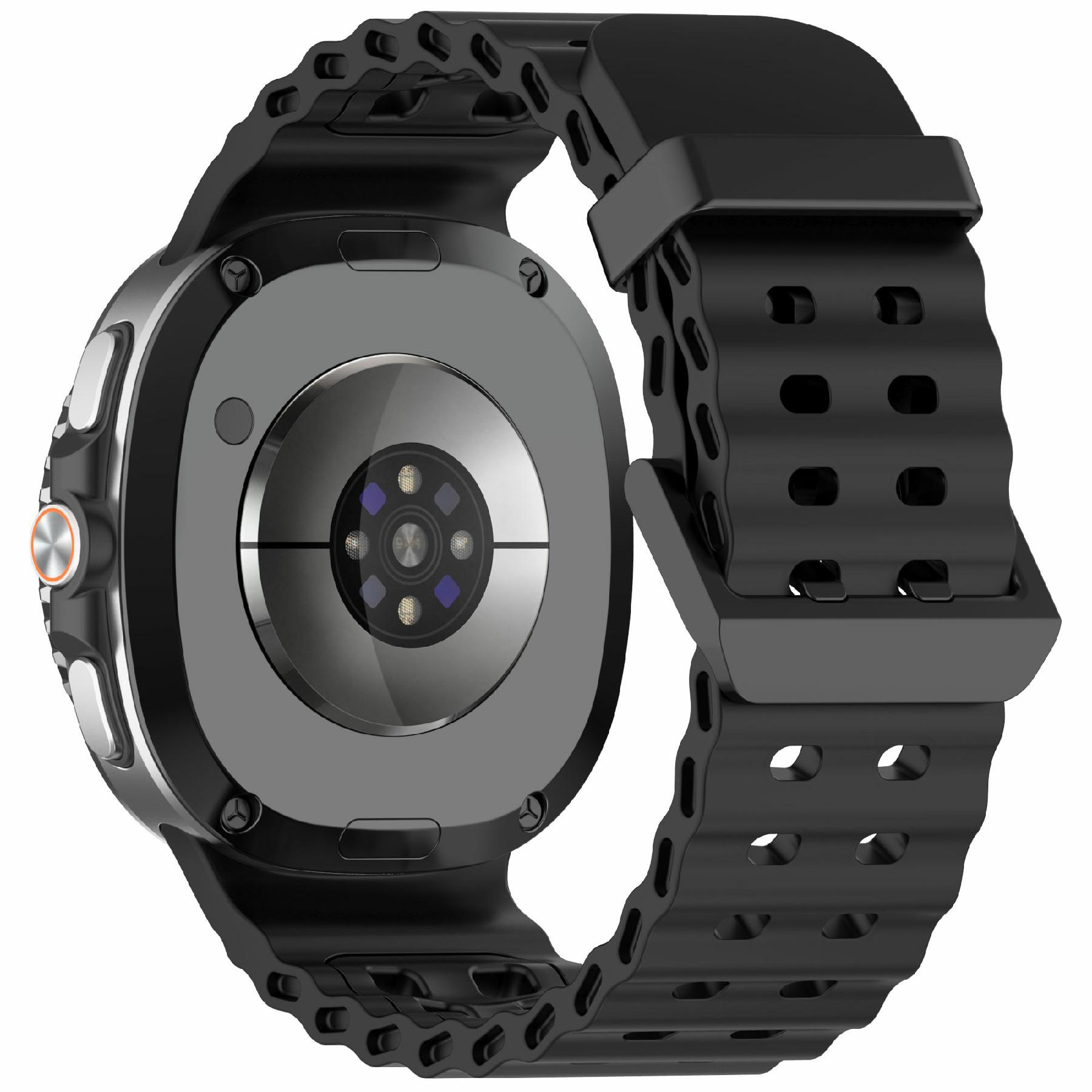 

Силиконовый ремешок для Samsung Galaxy Watch8 44мм/40мм/Watch8 Classic 46мм однотонный ремешок для часов Black