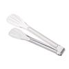 Stainless Steel Korean BBQ & Kitchen Tongs: Bread, Steak, or Barbecue Tongs with Three-Line Grip